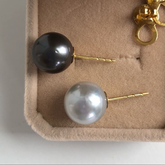 South Sea pearl earrings - Picture 4 of 12